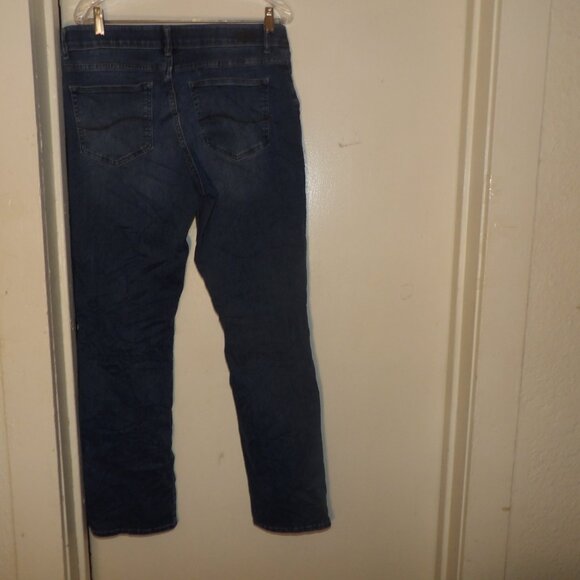 Lee Total Freedom Comfort Waistband Straight Leg Jeans Sz 14 Long - Picture 6 of 7